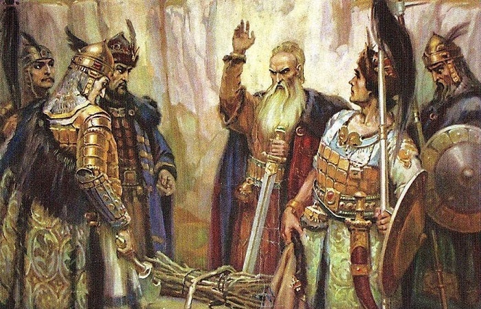 Откуда взялись и куда девались булгары. Картина Андрея Клименко.